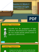 Quarter 4: Week 3 Properties of Light: Mr. Ronald P. Coricor