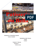 Business Plan for Patisserie du Bella Bakery