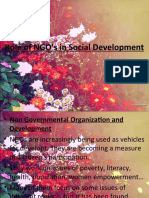 Role of NGO's in Social Development