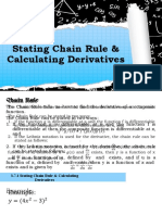 3.7 Chain Rule and Implicit Differentiation