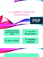 1. Introduction to Statistics