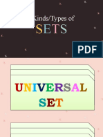 1.1.2 Kinds-Types of Sets