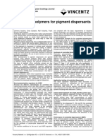 Controlled Polymers For Pigment Dispersants