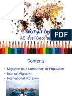 Migration: AS Level Geography