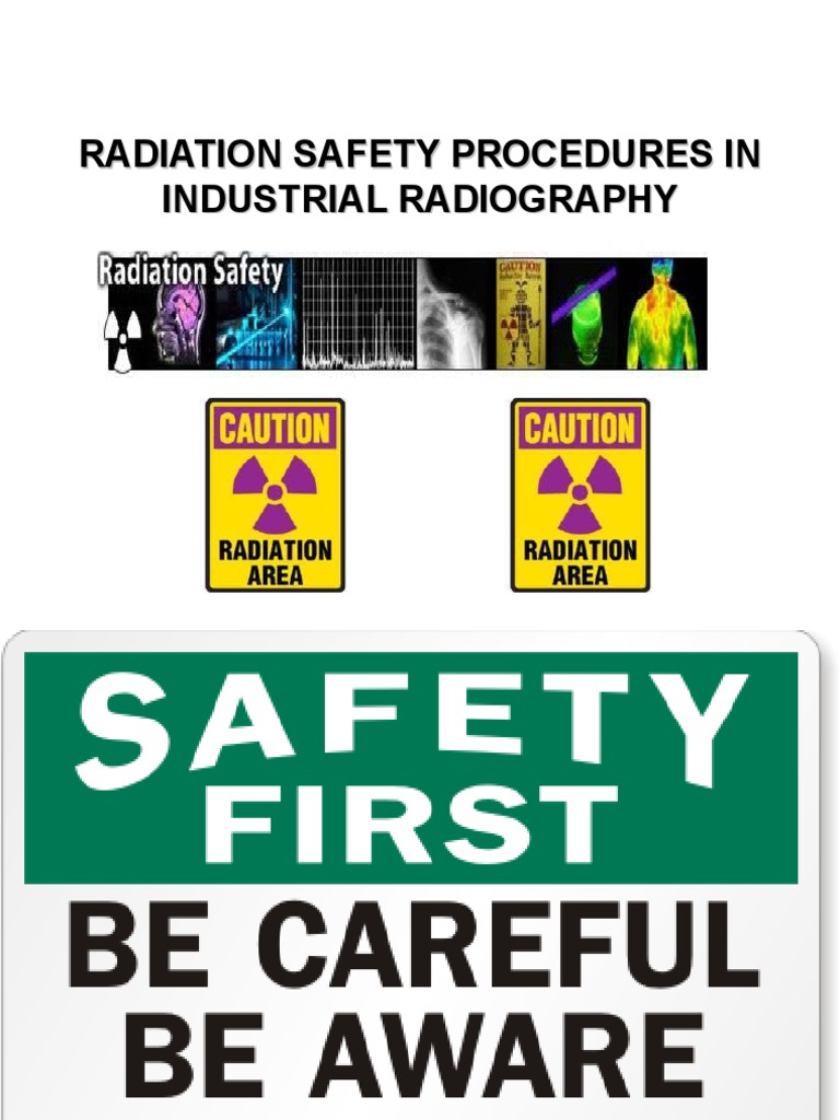 Radiation Safety Procedures PDF Radiography Radiation Protection