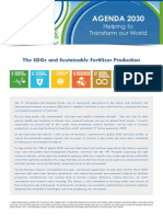 The Sdgs and Sustainable Fertilizer Production