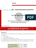 Esercitazione 3 - Ammortamento