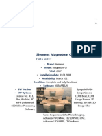 Siemens Magnetom C!: Data Sheet