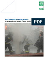 VAG Pressure Management Solutions Reduce Water Losses