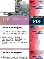 (Updated) Chapter 1.4 - The Era of Malayan Emergency