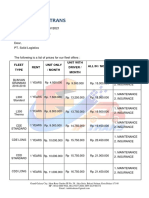 Penawaran Harga Pt. Indo Fast Trans