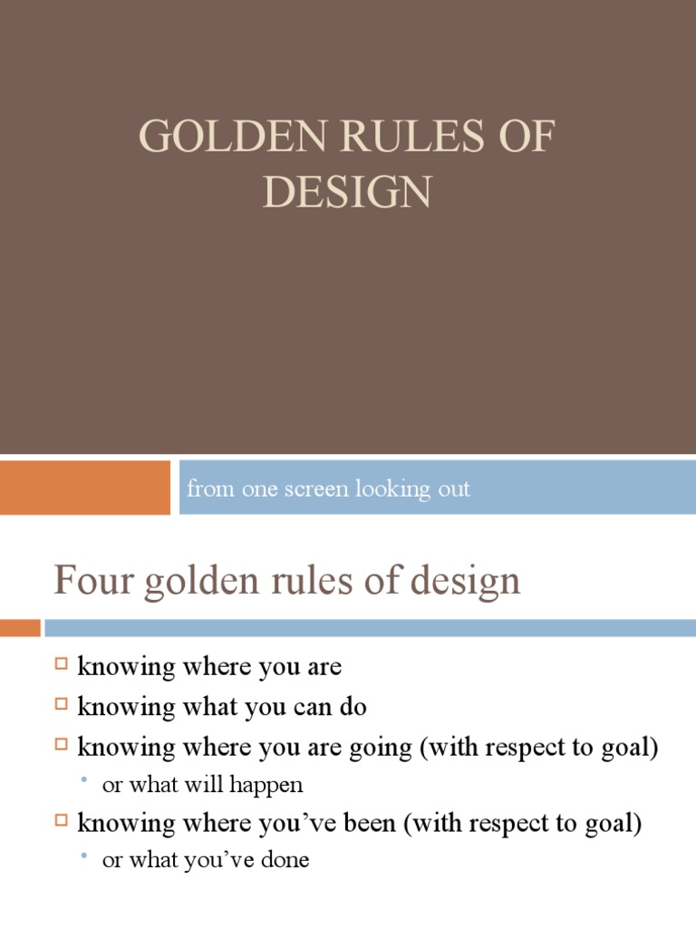 Uma-L17 (The Design Rules) | PDF | Information Science | Computing