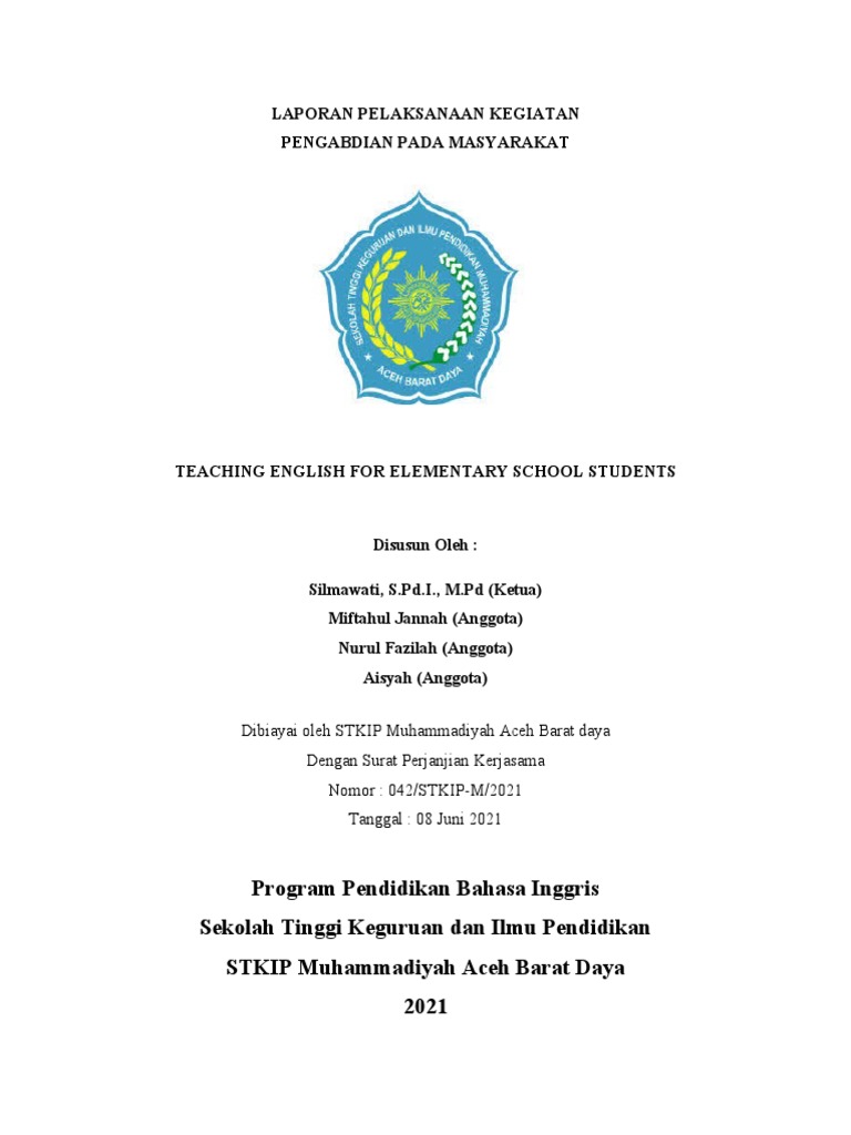 Teaching English For Elementary School Students Pdf