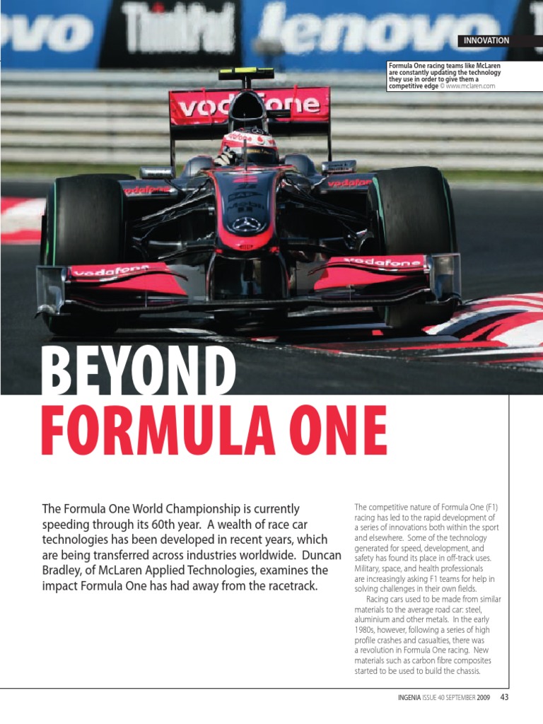 Beyond Formula 1 | PDF | Composite Material | Formula One