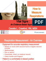How To Measure Respirations: An Evidence-Based Approach