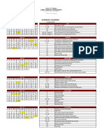Academic Calendar SY 2021-2022