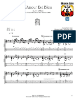 Love Is Blue GM - Taby I Noty Ukulele Music Sheet