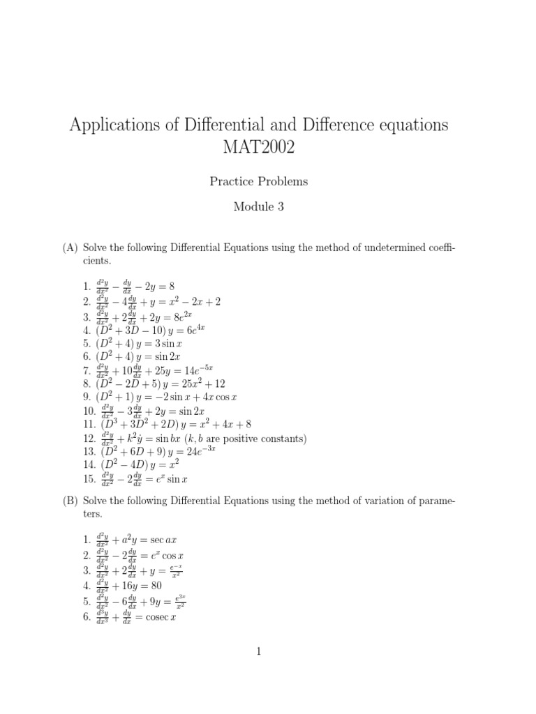Differential And Difference Equations With Applications – RCZD