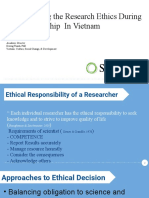 Understanding The Research Ethics During ISP or Internship in Vietnam