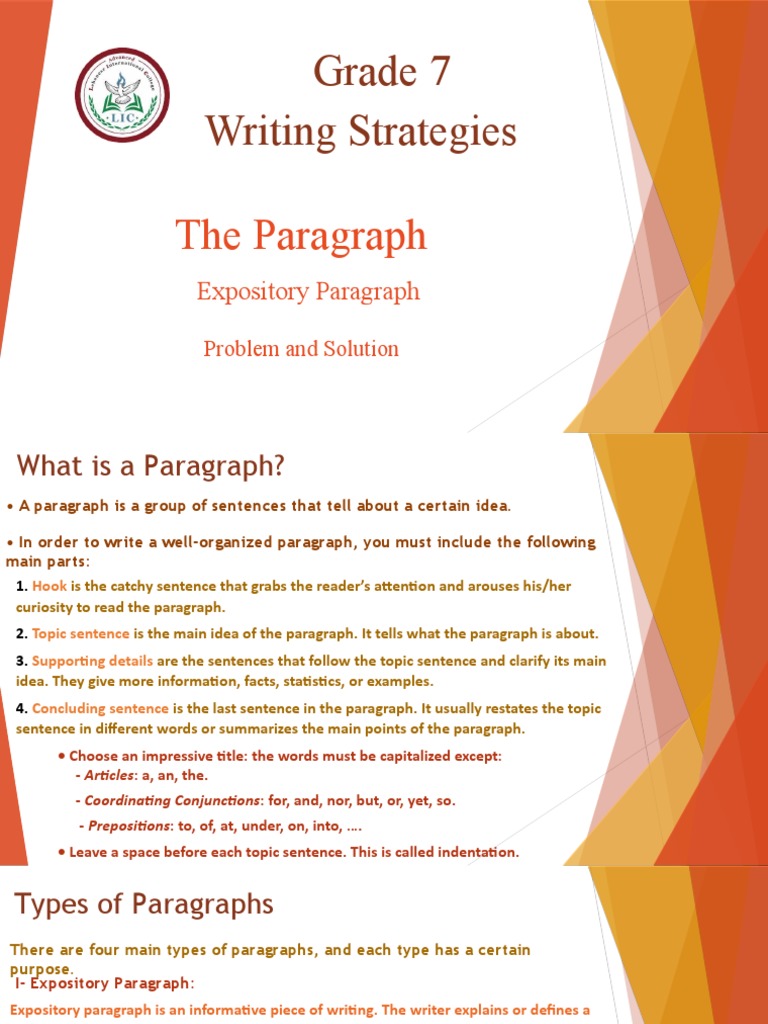 Problem-Solution Paragraph Guide | PDF | Psychological Concepts ...