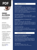 CV - Diego Allendes - Civil Engineer