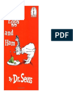Green Eggs and Ham by Dr. Seuss Level 5 6
