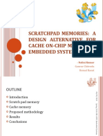 Scratchpad Memories: A Design Alternative For Cache On-Chip Memory in Embedded Systems