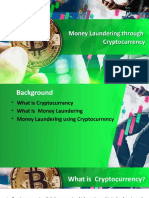 Money Laundering Through The Use of Cryptocurrency