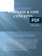 A Seminar On: Wireless & GSM Concepts
