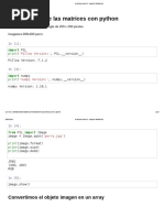 Matrices Parte 2 - Jupyter Notebook