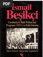 İsmail Beşikçi - Cumhuriyet Halk Fırkası Programı Ve Kürt Sorunu