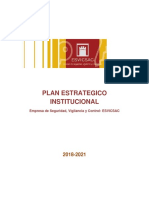 Plan Estrategico Institucional Esvicsa