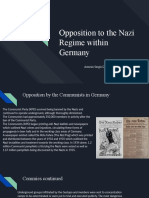 Opposition To The Nazi Regime Within Germany