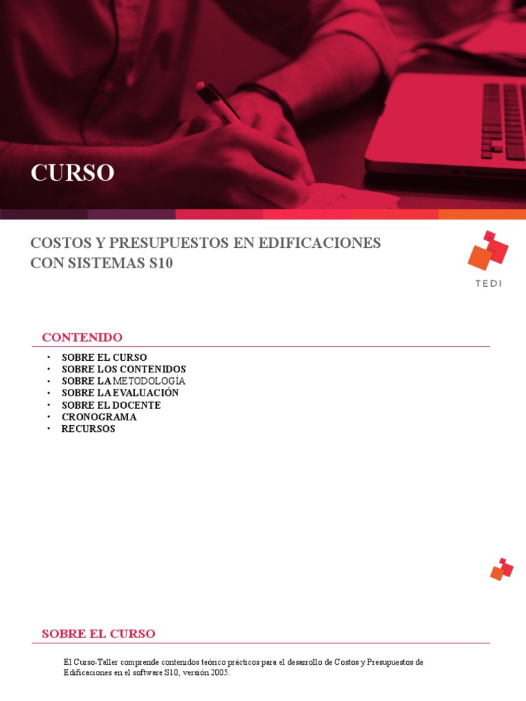 Costos y Presupuestos en S10 | PDF | Presupuesto | Diseño