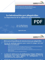 Vigilancia Epidemiológica de Intoxicaciones Por Plaguicidas