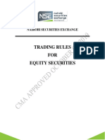 Trading Rules FOR Equity Securities