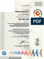 ISO 14001 Philips Lighting Certificate_2020