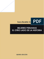 Libro Mujeres Peruanas 5ta