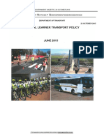 National Learner Transport Policy: Overnment Otices Oewermentskennisgewings