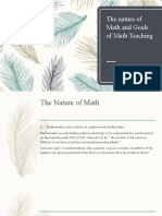 The nature of Math