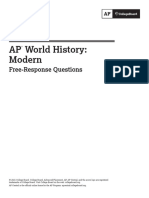 AP World History: Modern: Free-Response Questions