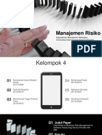 Manajemen Risiko Bisnis Kelompok 4