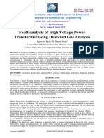 Fault Analysis of High Voltage Power Transformer Using Dissolved Gas Analysis