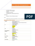 Assessment & Specific Managements: Alcohol Use