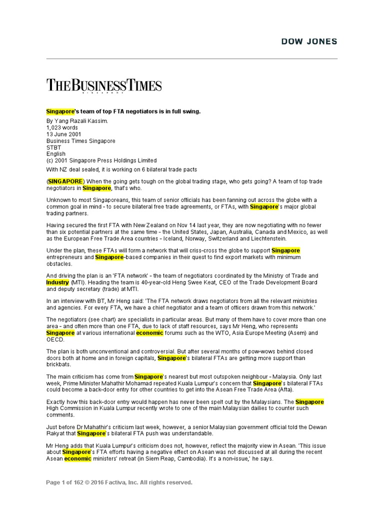 Factiva 20160512 1908 | PDF | Patent | Singapore