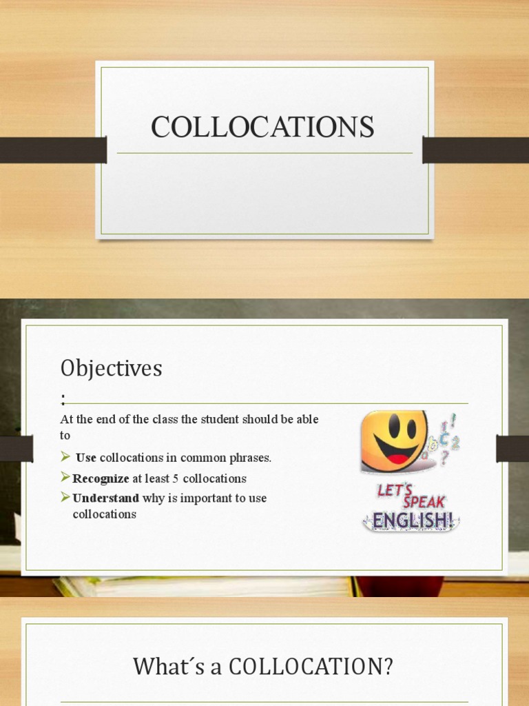 Understanding English Collocations | PDF