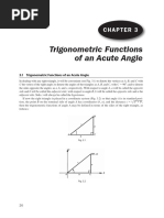 3.1 Trigonometric Functions of An Acute Angle