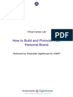 VCL How To Build and Promote Your Personal Brand - Workbook