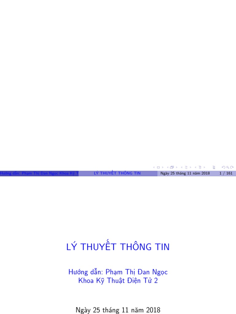 Ly Thuyet Thong Tin | PDF
