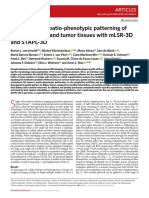 Revealing The Spatio-Phenotypic Patterning of Cells in Healthy and Tumor Tissues With mLSR-3D and STAPL-3D